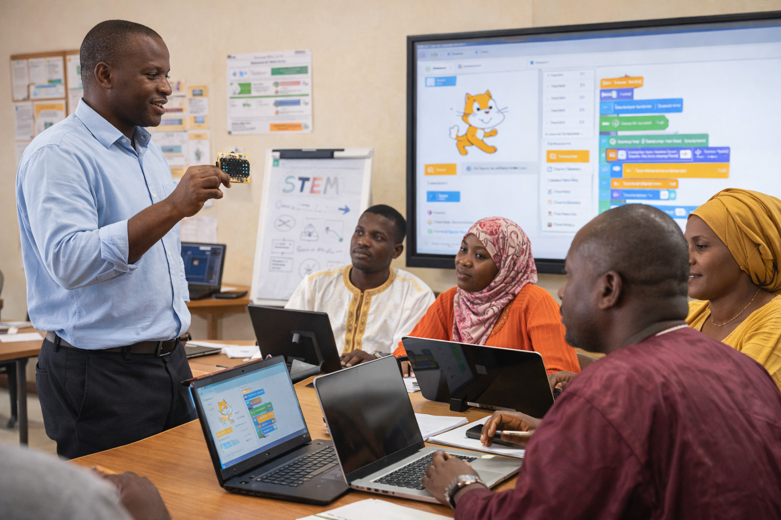 Formation et accompagnement des enseignants au numérique éducatif